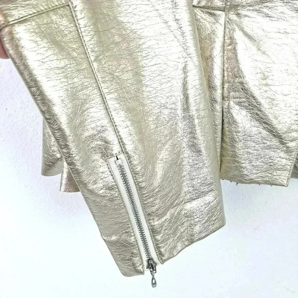 NIKKI JONES MONTREAL FAUX LEATHER SIZE MEDIUM EUC - Picture 9 of 9